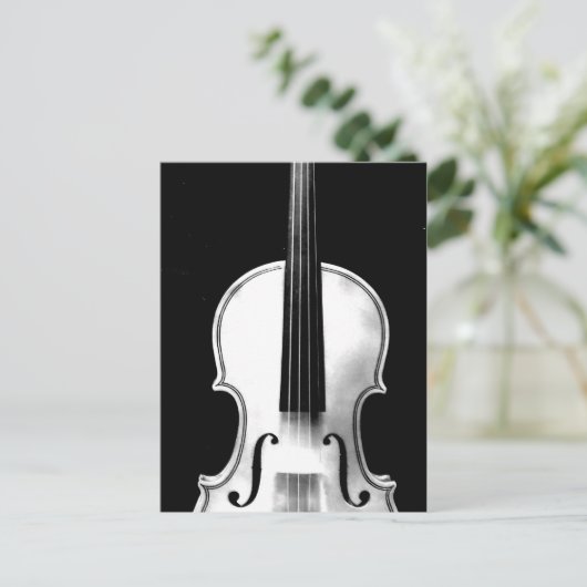 Violinistisch Postkarte (Stehend Vorderseite)