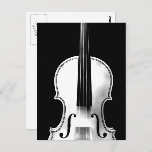 Violinistisch Postkarte (Vorne/Hinten)