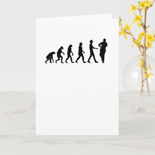 Violinistische Evolution Karte (Gelbe Blume)