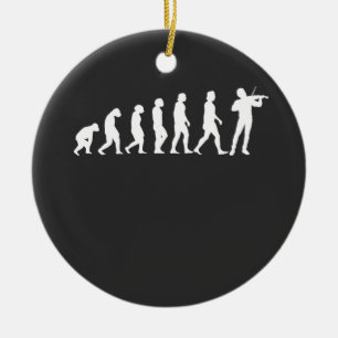 Violinistische Evolution Keramik Ornament