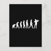 Violinistische Evolution Postkarte (Vorderseite)