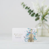 violinistische Lackgestaltung Visitenkarte (Stehend Vorderseite)