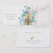 violinistische Lackgestaltung Visitenkarte (Vorne/Hinten)