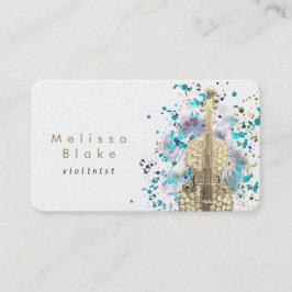 violinistische Lackgestaltung Visitenkarte