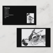 Violinistische Visitenkarte (Vorne/Hinten)