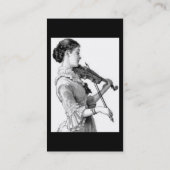 Violinistische Visitenkarte (Rückseite)