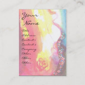 VIOLINISTISCHES MÄDCHEN-SPIELVIOLIN MIT CAT VISITENKARTE (Vorderseite)