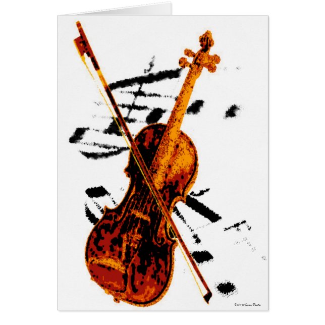 Violinkarte (Vorne)