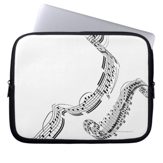 Violinkonzert Beethovens Laptopschutzhülle (Vorderseite)