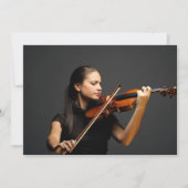 Violinkonzert Klassische Musik Einladung (Vorderseite)