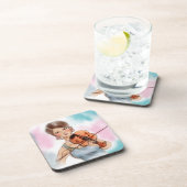 Violinlady, 6 Untersetzer aus Kunststoff, Vintage  (Rechte Seite)