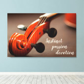 Violinleiter Inspiration Leinwand (Insitu (Holzboden))