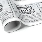 Violinlizenz Geschenkpapier (Rolleneckpunkt)