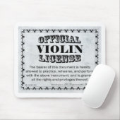 Violinlizenz Mousepad (Mit Mouse)