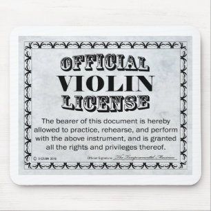 Violinlizenz Mousepad