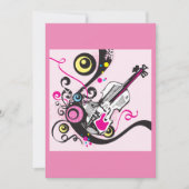 Violinmusik Einladung (Vorderseite)