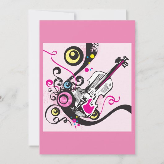 Violinmusik Einladung (Vorderseite)