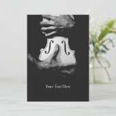 Violinmusik Einladung (Stehend Vorderseite)