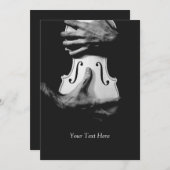 Violinmusik Einladung (Vorne/Hinten)