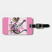 Violinmusik Gepäckanhänger (Vorderseite horizontal)