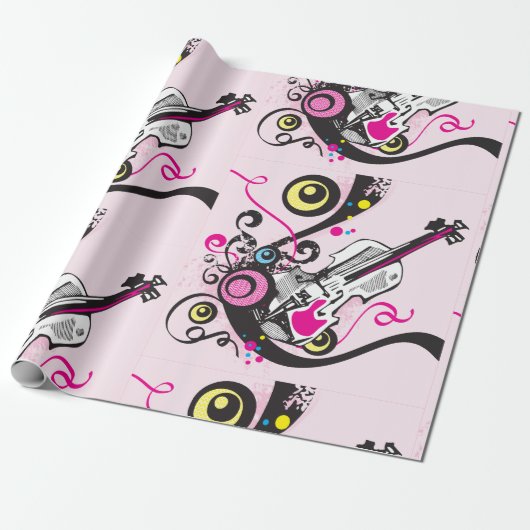 Violinmusik Geschenkpapier (Ungerollt)