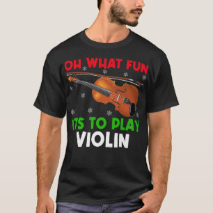 Violinmusik Lover, was es Spaß macht, Geige zu spi T-Shirt