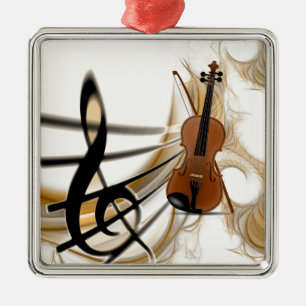 Violinmusik Ornament Aus Metall