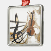 Violinmusik Ornament Aus Metall (Links)