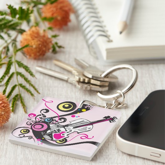 Violinmusik Schlüsselanhänger (Vorderseite rechts)
