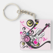 Violinmusik Schlüsselanhänger (Vorderseite)