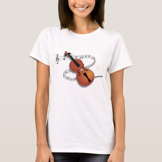 Violinmusik T-Shirt (Vorderseite)