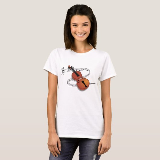 Violinmusik T-Shirt (Vorne ganz)
