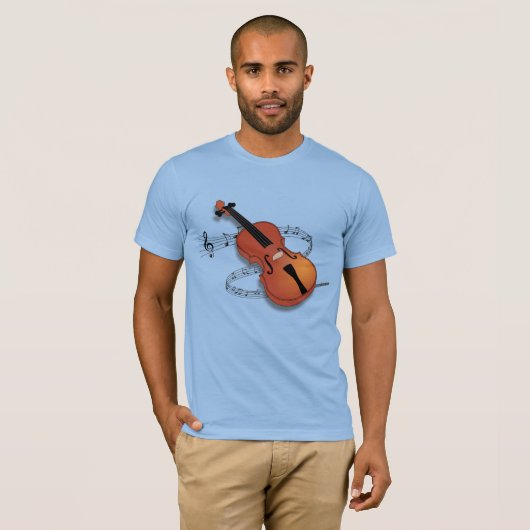 Violinmusik T-Shirt (Vorne ganz)