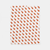 Violinmuster Fleecedecke (Vorderseite)