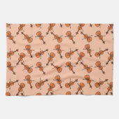 Violinmuster Geschirrtuch (Horizontal)