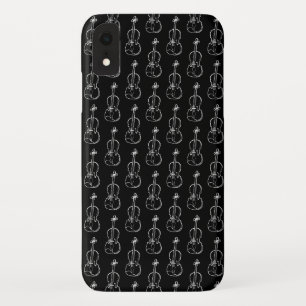 Violinmuster - Schwarz und Weiß Case-Mate iPhone Hülle