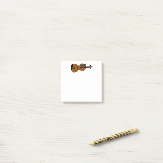 Violinpost Post-it Klebezettel (Auf Schreibtisch)