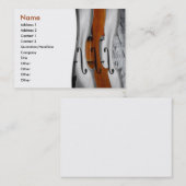 Violins Business Card Visitenkarte (Vorne/Hinten)