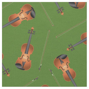 Violins Music Musician Room Decke Grün Stoff