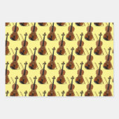 Violins Musical Design Geschenkpapier Set (Vorderseite 2)