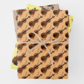 Violins Musical Design Geschenkpapier Set (Beispiel)