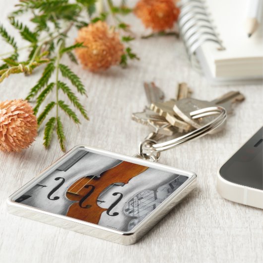 Violins Schlüsselanhänger (Seite)