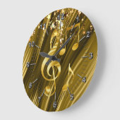 Violinschlüssel Große Wanduhr (Winkel)