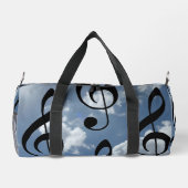Violinschlüssel-Musik  Duffle Bag (Rückseite)