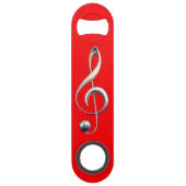 Violinschlüssel Speed Flaschenöffner (Rückseite)