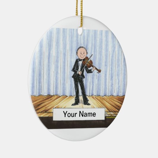 Violinspieler - Männlich Keramikornament (Rechts)