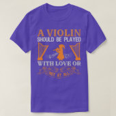 Violinspieler T-Shirt (Design vorne)