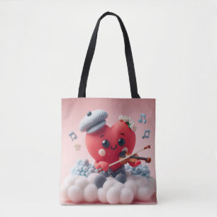 Violinspinnen-Liebe Tasche