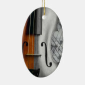 Violinverzierung Keramik Ornament (Rechts)