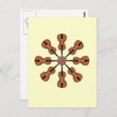 Violinzirkel Postkarte (Vorne/Hinten)